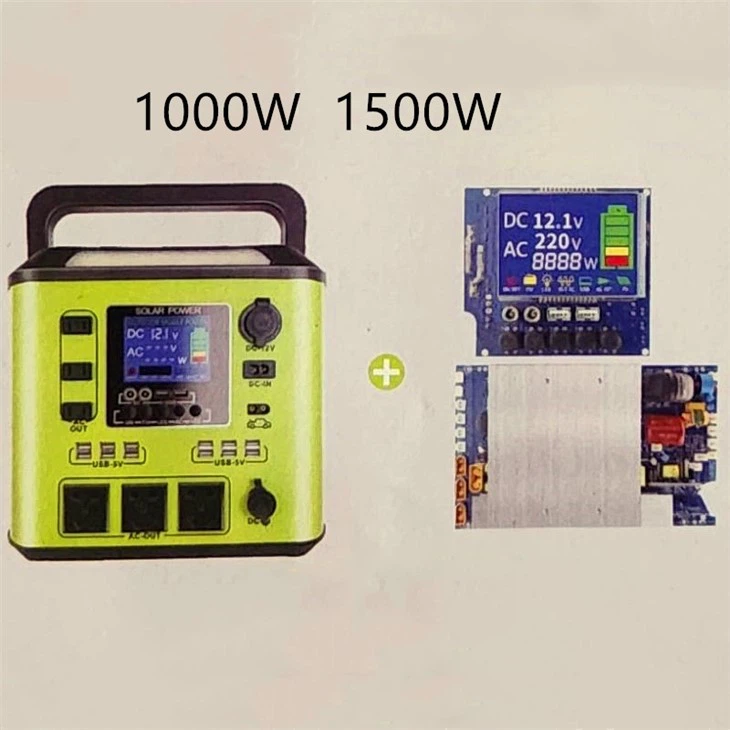 case BMS converter LCD display DIY mobile power station kits